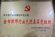 全市律师行业先进基层党组织